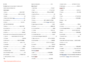 VH-FWC Checklist