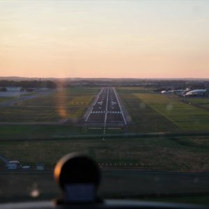 runway, flying, aviation